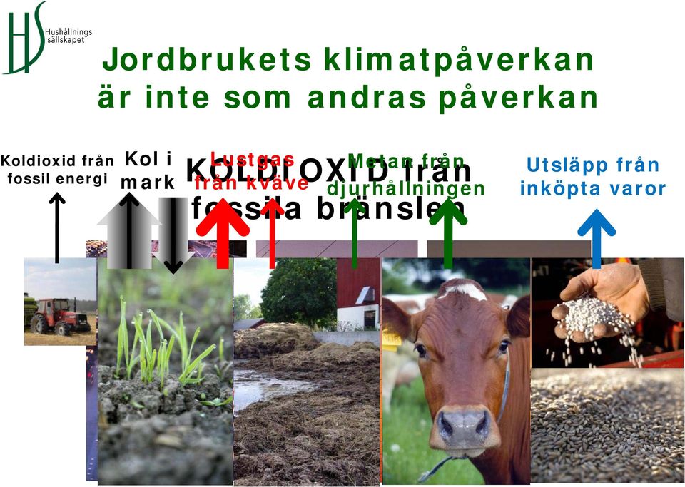 Metan från från Utsläpp från fossil energi mark