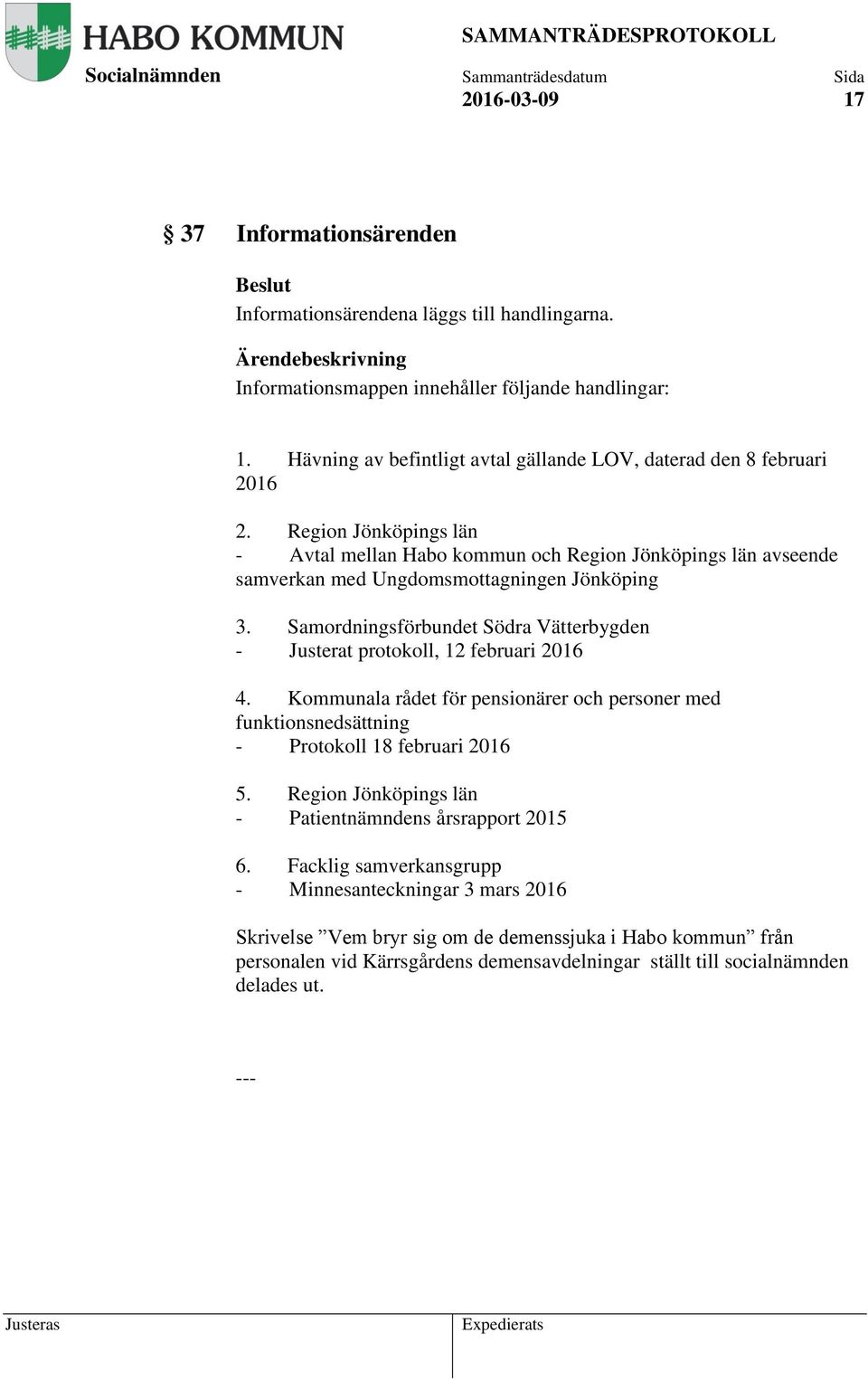 Region Jönköpings län - Avtal mellan Habo kommun och Region Jönköpings län avseende samverkan med Ungdomsmottagningen Jönköping 3.