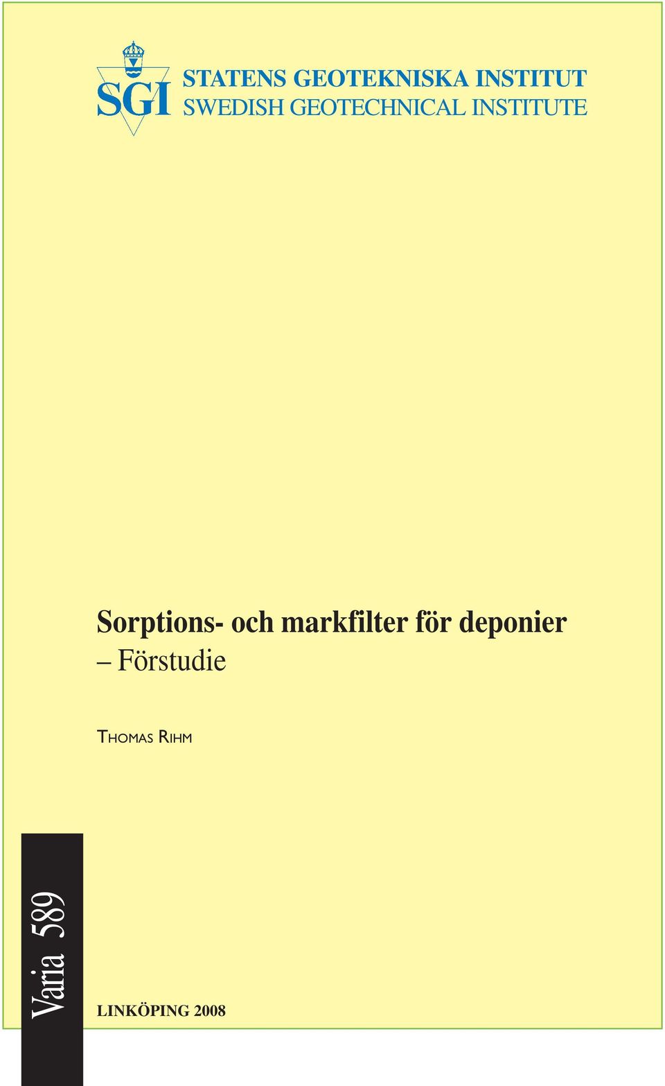 och markfilter för deponier