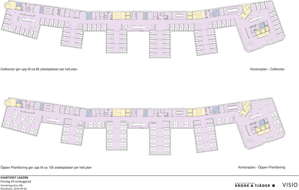 Cellkontor Öppen Planlösning ger upp till