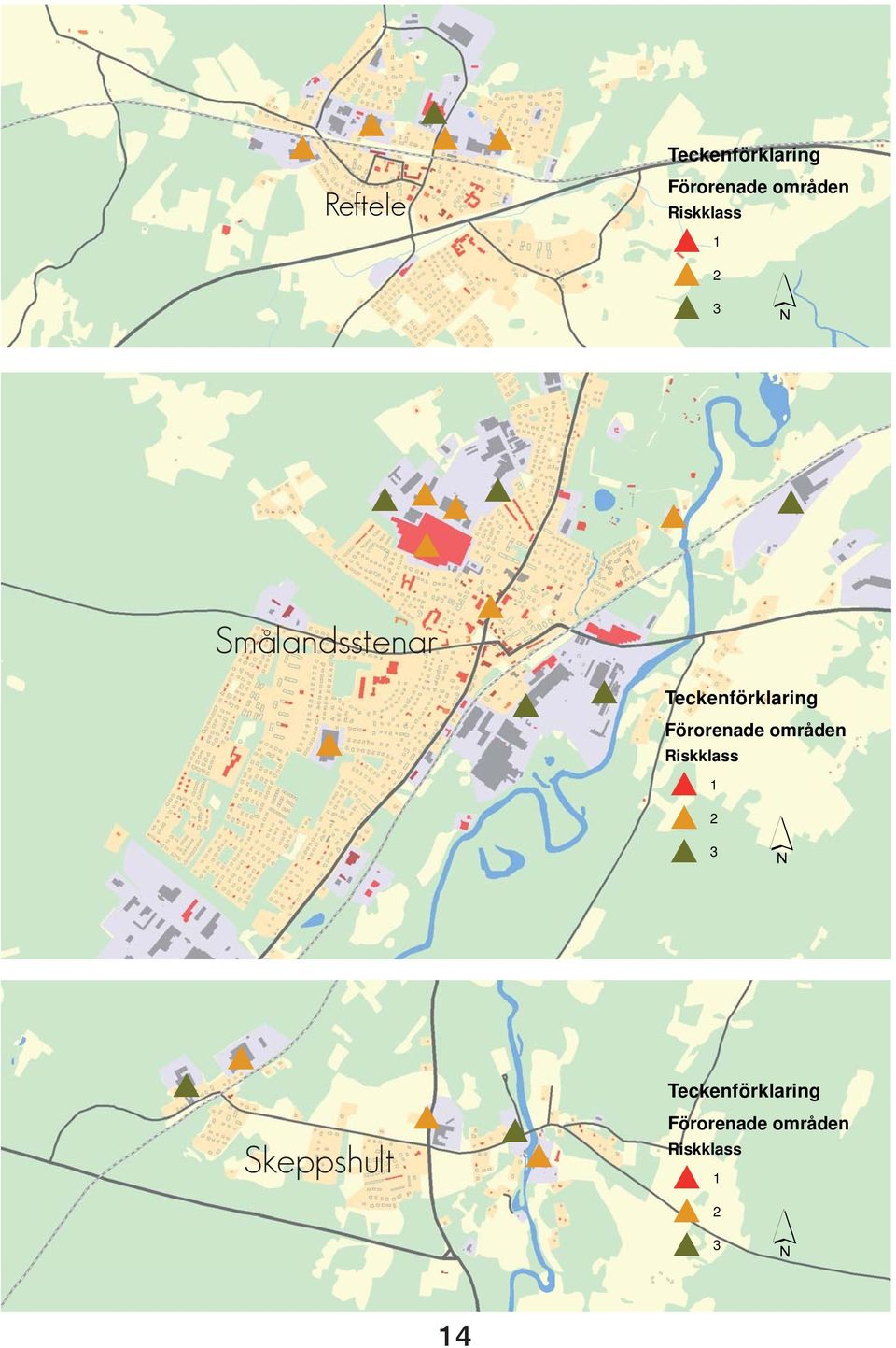 Förorenade områden Riskklass 1 2 3 Skeppshult