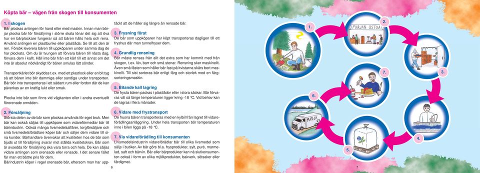Se till att den är ren. Försök leverera bären till uppköparen under samma dag de har plockats. Om du är tvungen att förvara bären till nästa dag, förvara dem i kallt.