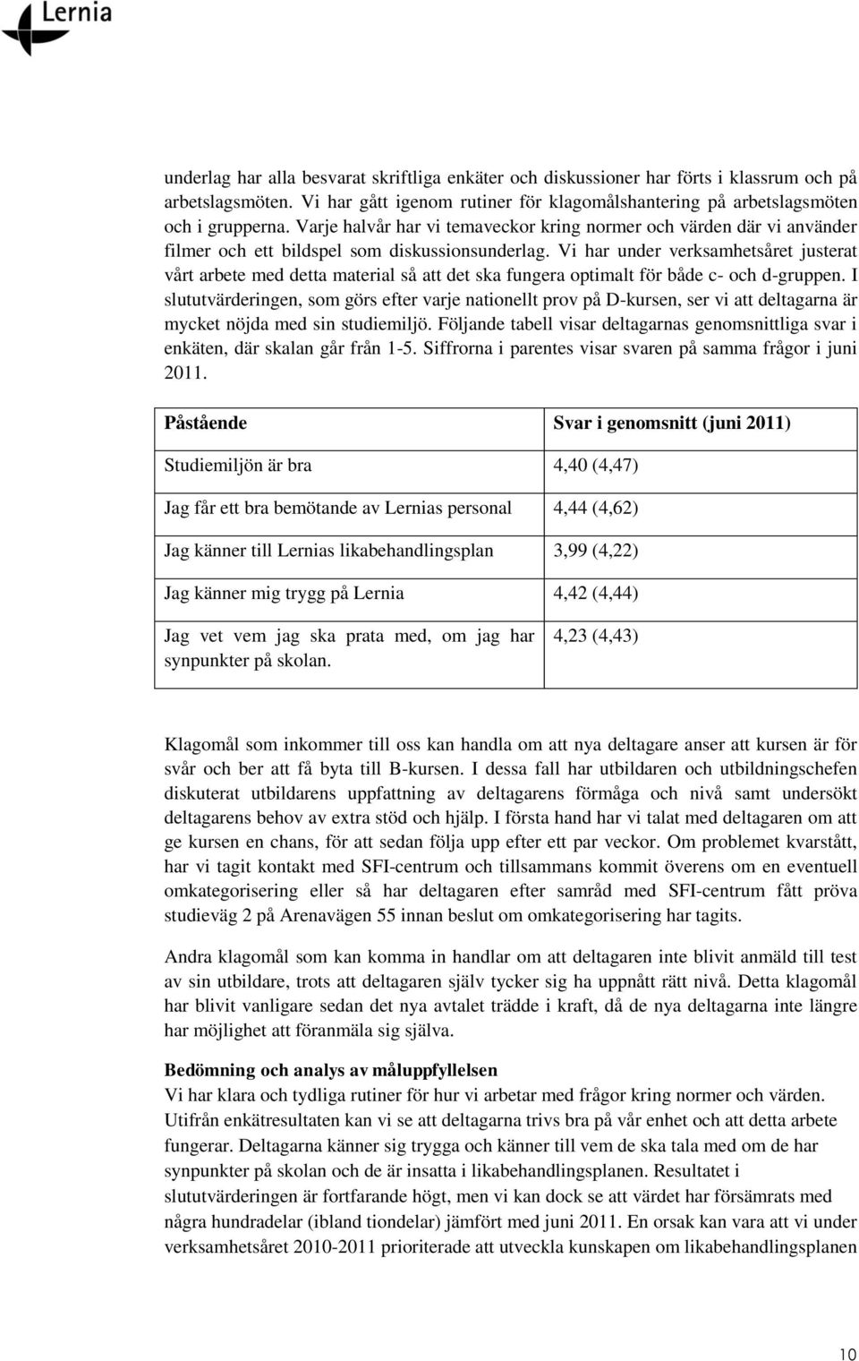 Vi har under verksamhetsåret justerat vårt arbete med detta material så att det ska fungera optimalt för både c- och d-gruppen.