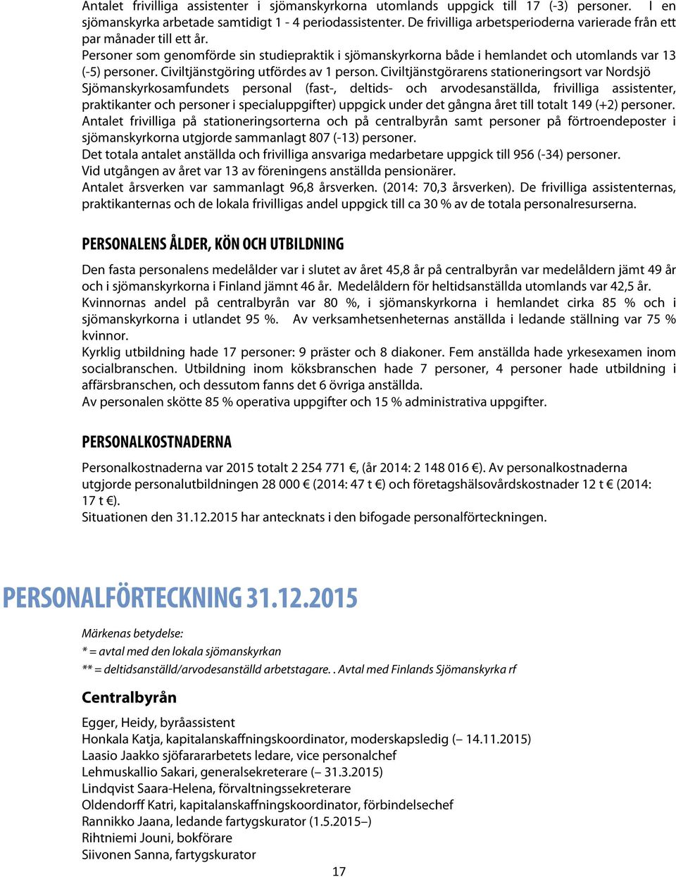 Civiltjänstgöring utfördes av 1 person.