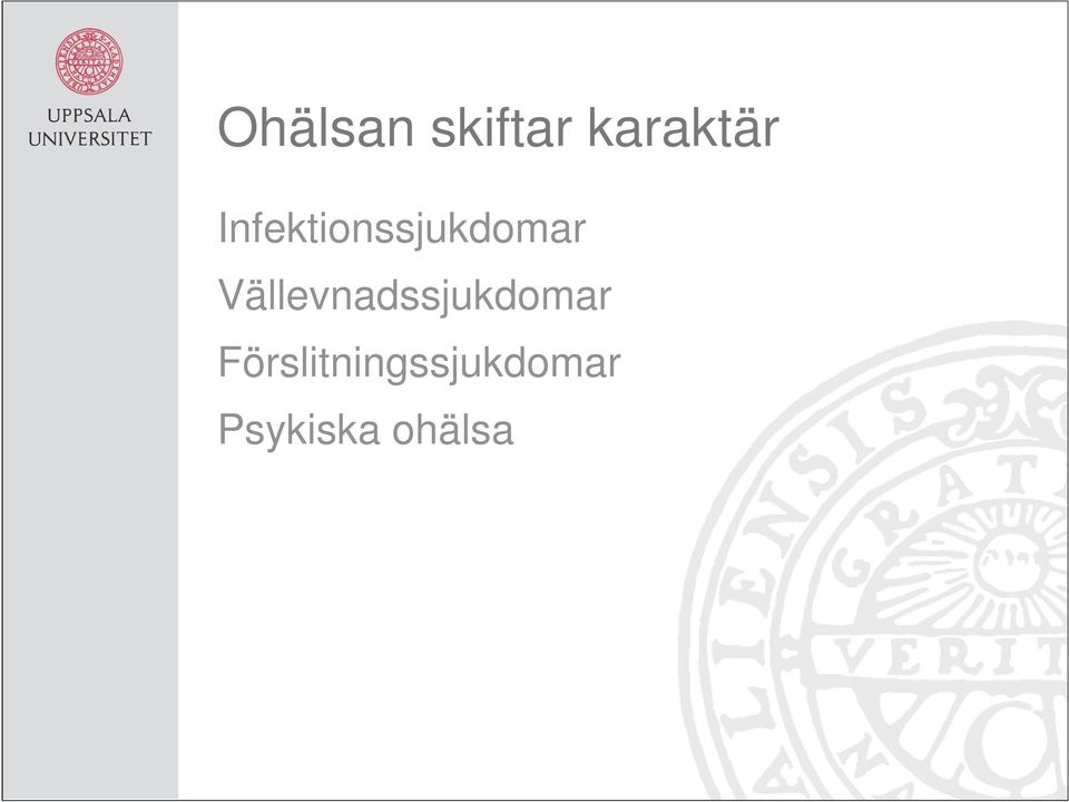 Vällevnadssjukdomar