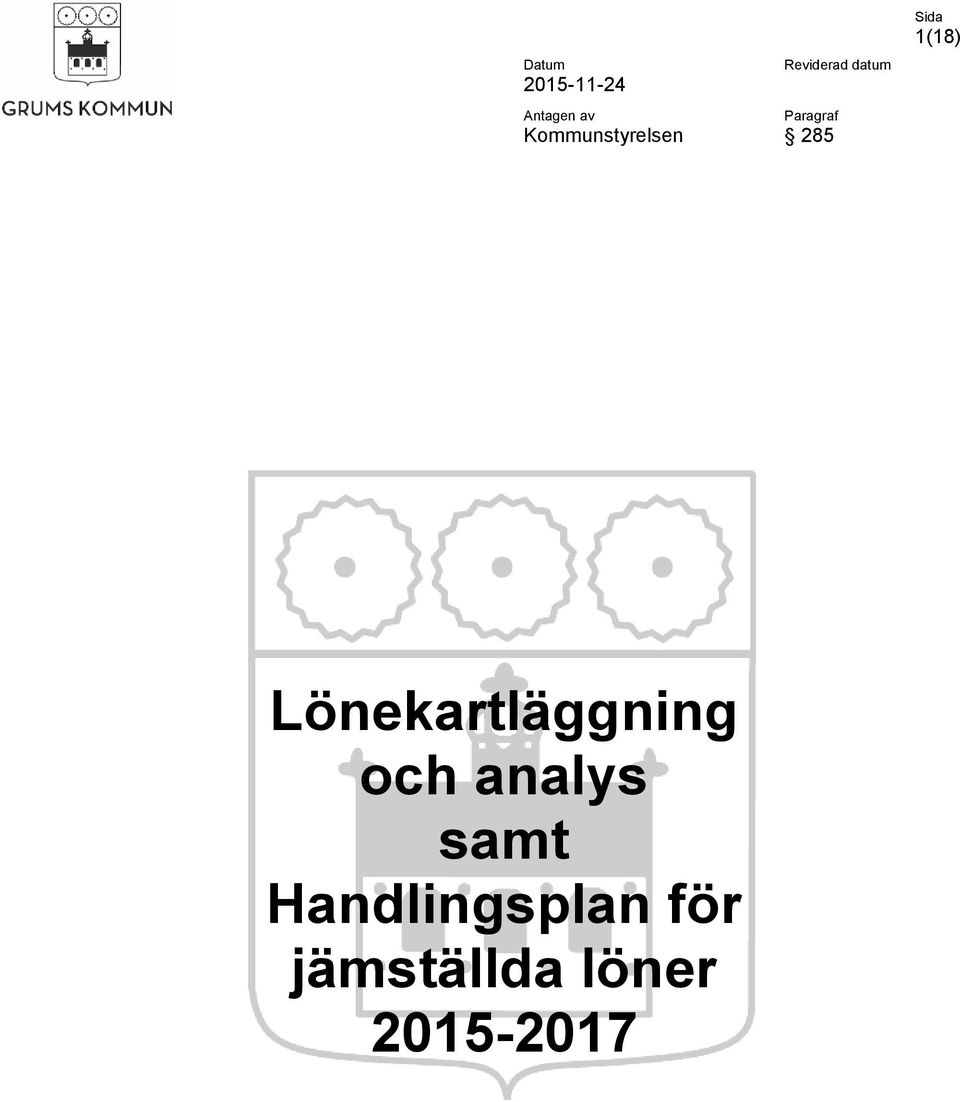 Lönekartläggning och analys samt