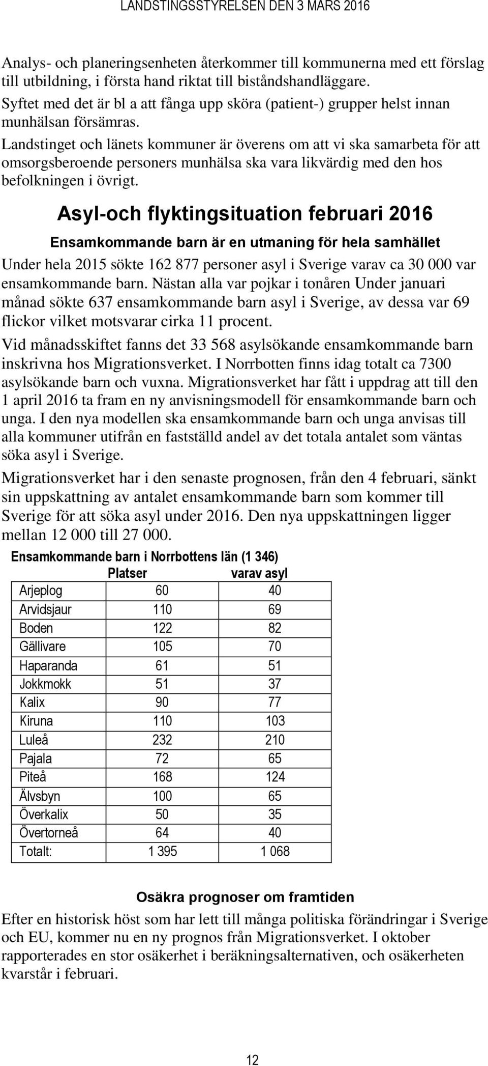 Landstinget och länets kommuner är överens om att vi ska samarbeta för att omsorgsberoende personers munhälsa ska vara likvärdig med den hos befolkningen i övrigt.