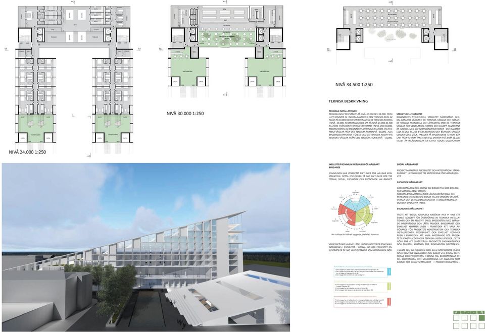 Det vi bygger har god arkitektur där form, färg och material bidrar till en vistelsemiljö som är trygga och tillgänglig för alla. (B) 3. Det vi bygger låter oss forma vår egen vardag.