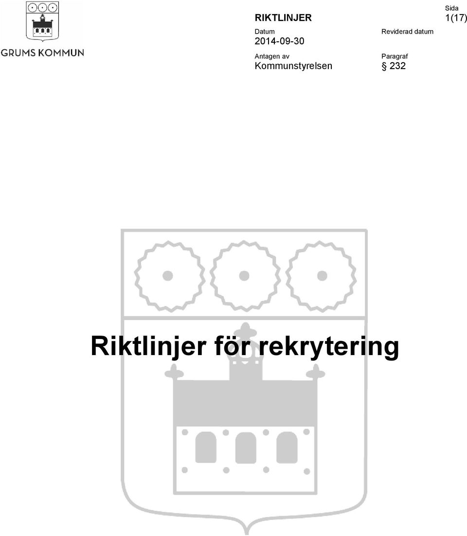 Reviderad datum Paragraf