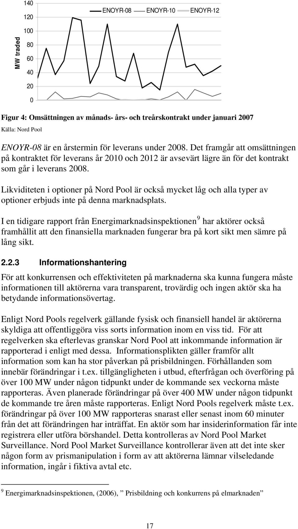 Likviditeten i optioner på Nord Pool är också mycket låg och alla typer av optioner erbjuds inte på denna marknadsplats.