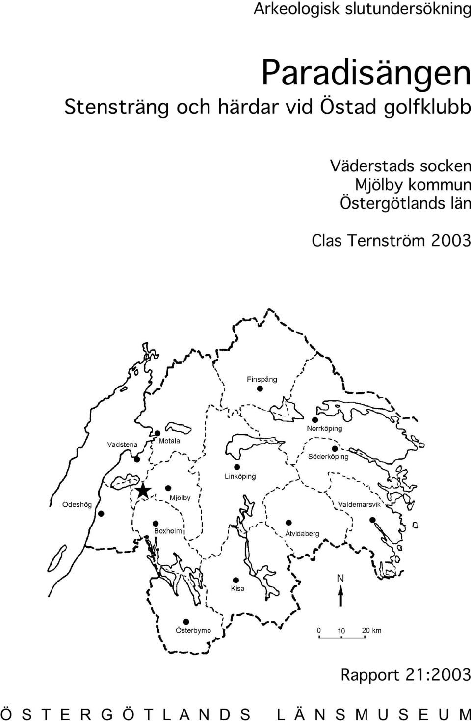 Mjölby kommun Östergötlands län Clas Ternström 2003