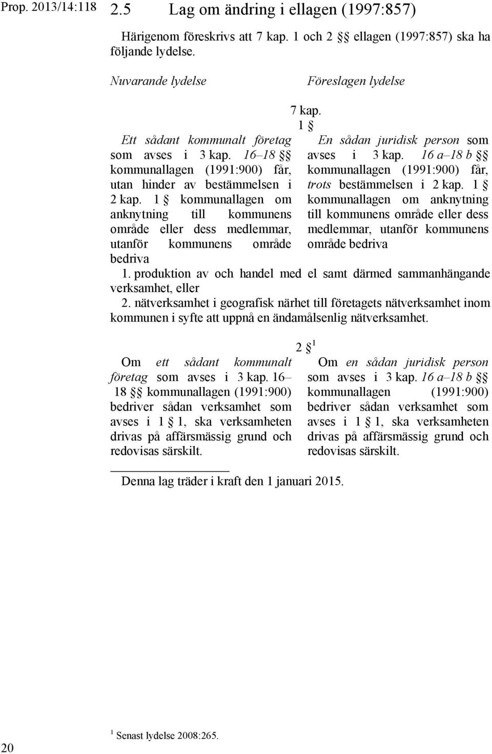 1 kommunallagen om anknytning till kommunens område eller dess medlemmar, utanför kommunens område bedriva 7 kap. 1 En sådan juridisk person som avses i 3 kap.