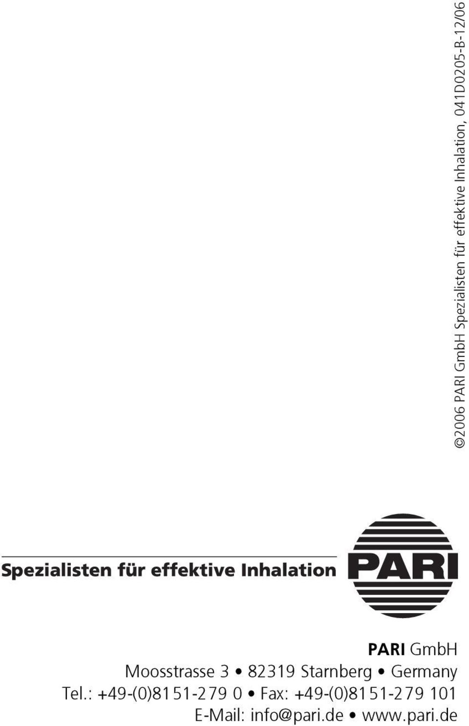 E-Mail: info@pari.