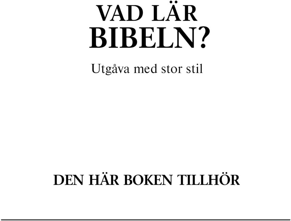 stor stil DEN