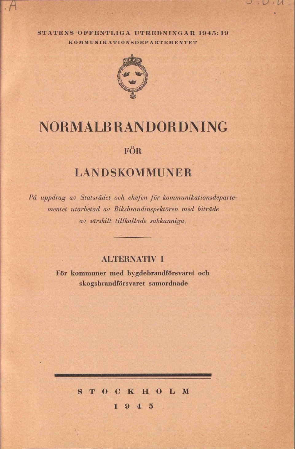 utarbetad av Riksbrandinspektören med biträde av särskilt tillkallade sakkunniga.