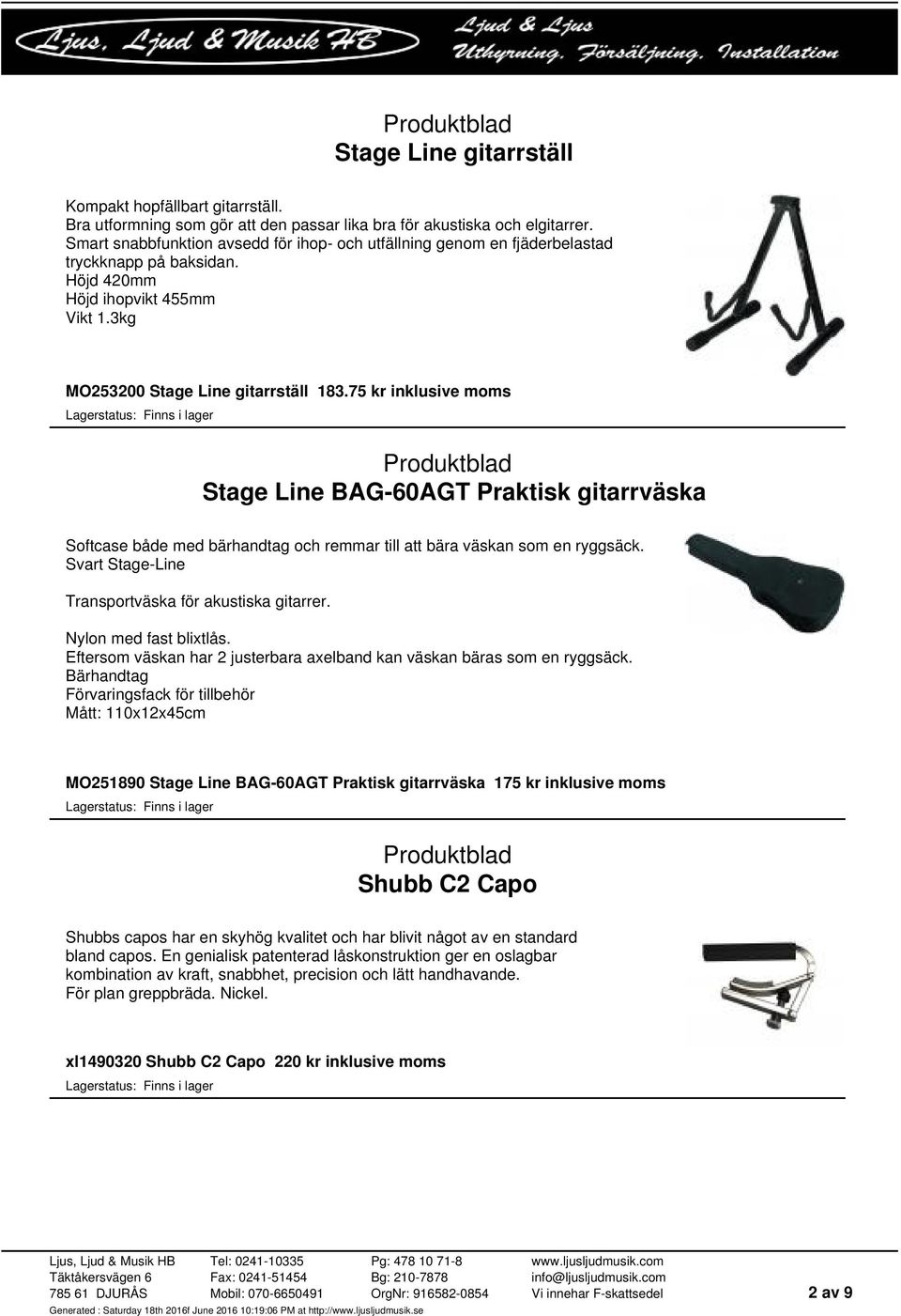 7 Stage Line BAG-60AGT Praktisk gitarrväska Softcase både med bärhandtag och remmar till att bära väskan som en ryggsäck. Svart Stage-Line Transportväska för akustiska gitarrer.
