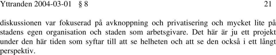 staden som arbetsgivare.