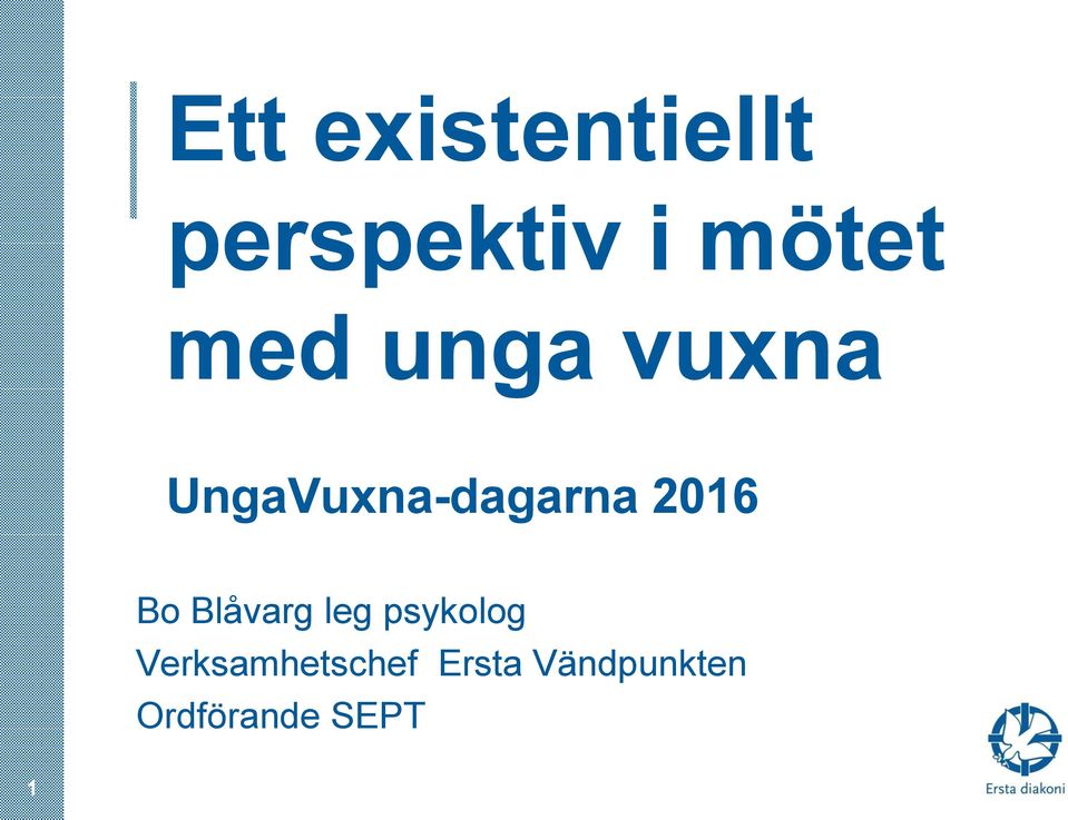Bo Blåvarg leg psykolog