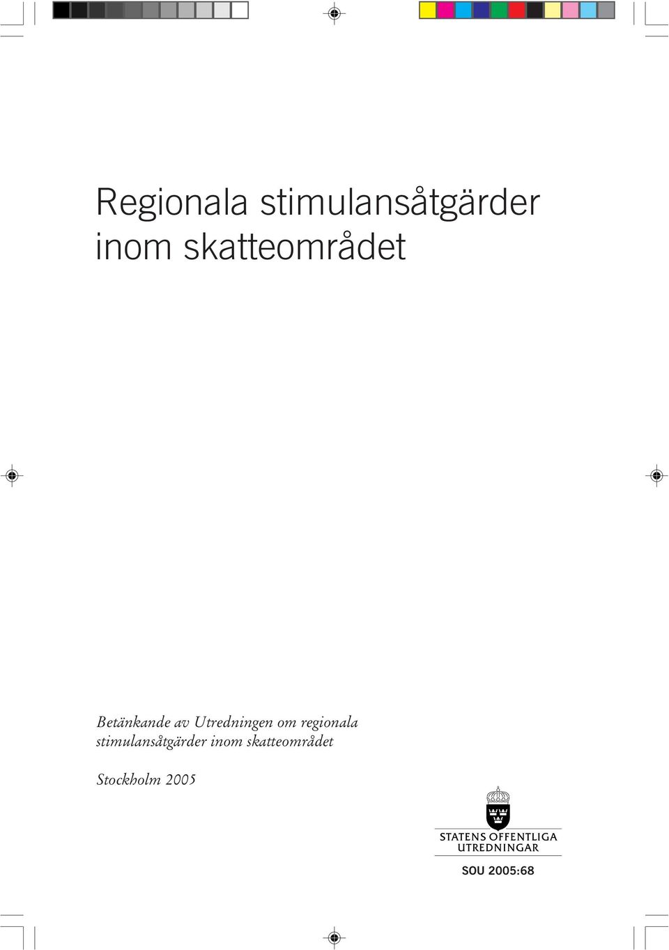 Utredningen om regionala