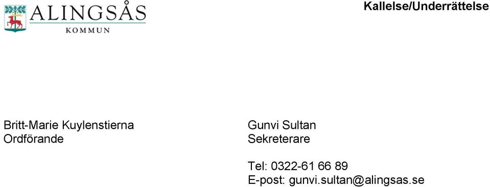 Ordförande Gunvi Sultan