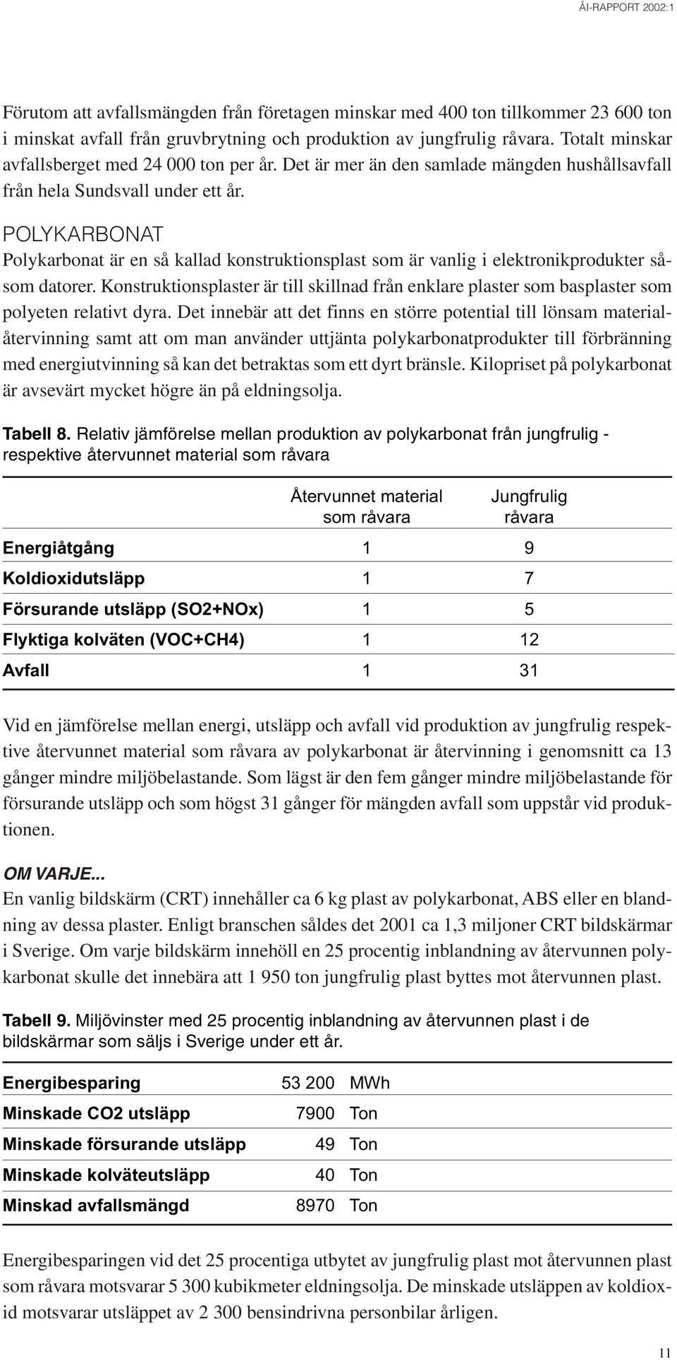 POLYKARBONAT Polykarbonat är en så kallad konstruktionsplast som är vanlig i elektronikprodukter såsom datorer.