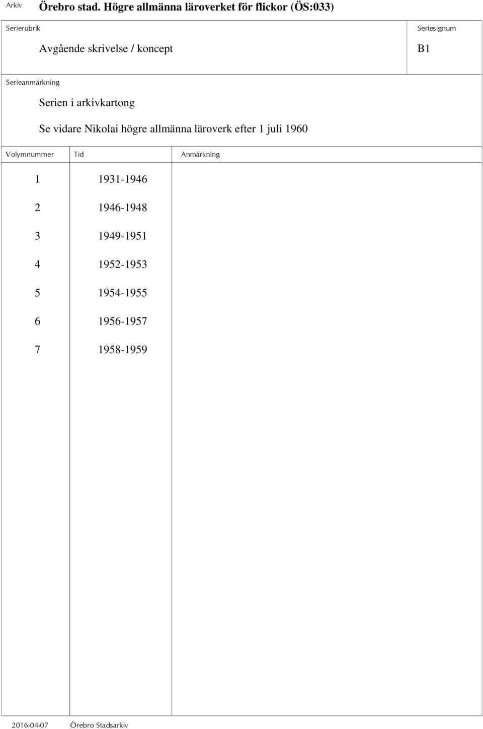 läroverk efter 1 juli 1960 1 1931-1946 2