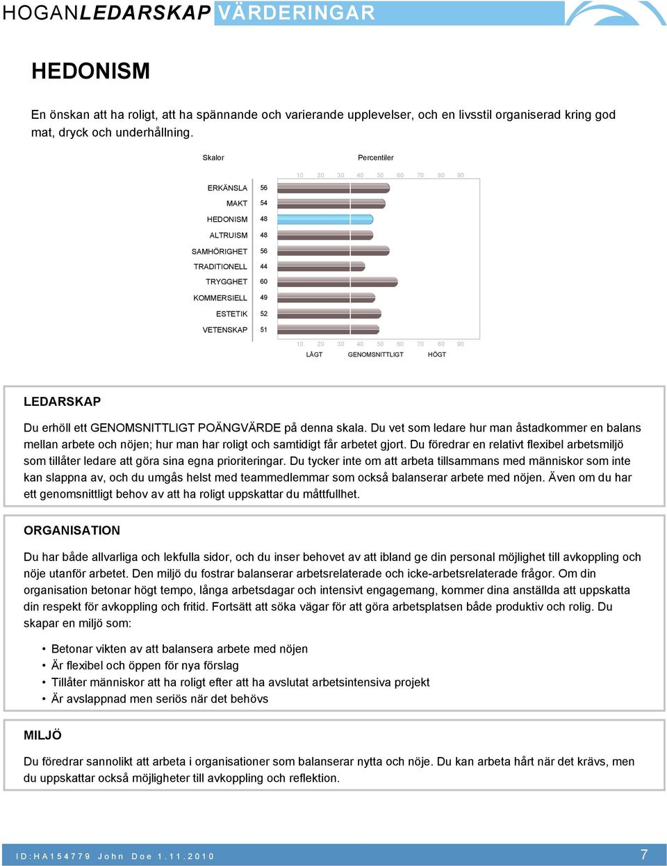 Du föredrar en relativt flexibel arbetsmiljö som tillåter ledare att göra sina egna prioriteringar.