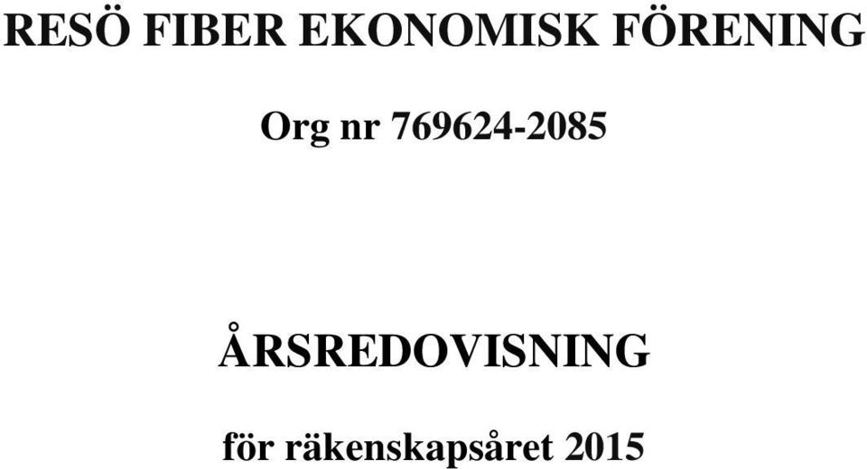 Org nr