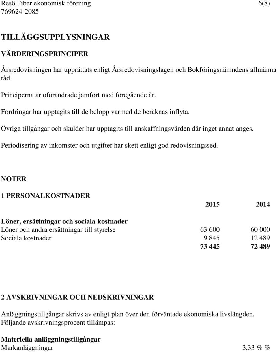 Övriga tillgångar och skulder har upptagits till anskaffningsvärden där inget annat anges. Periodisering av inkomster och utgifter har skett enligt god redovisningssed.