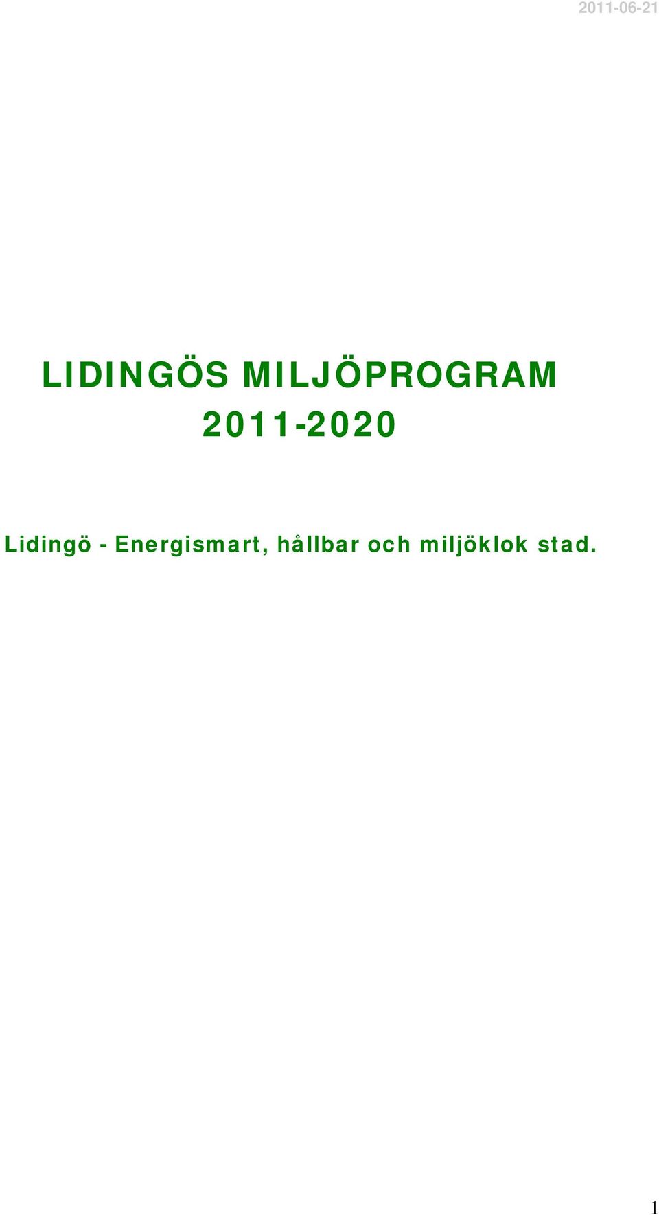 2011-2020 Lidingö -