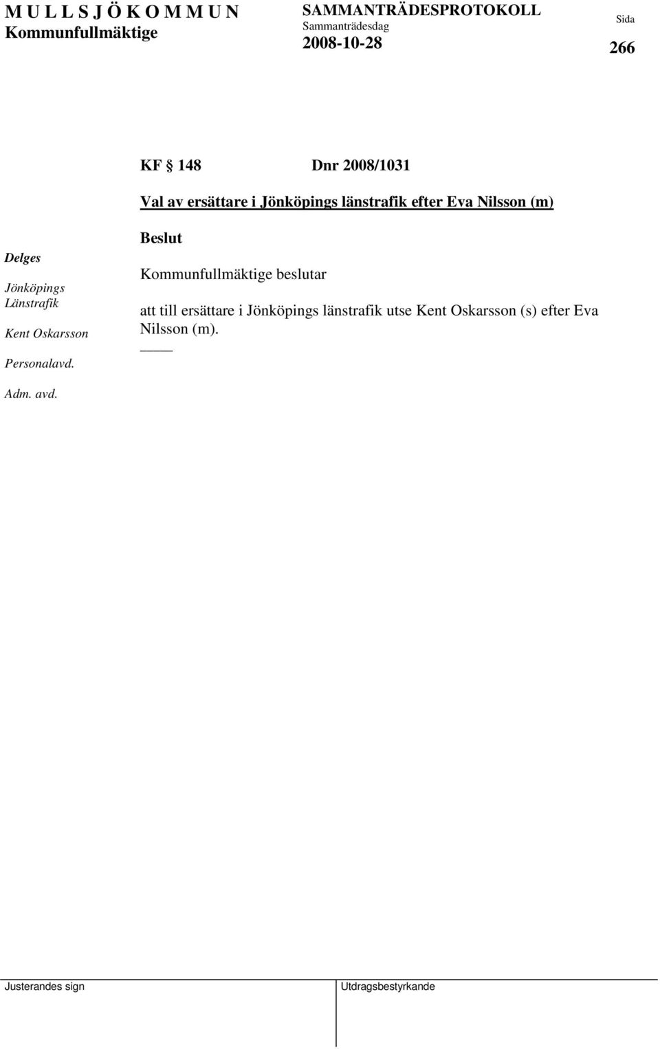 Kent Oskarsson Personalavd.