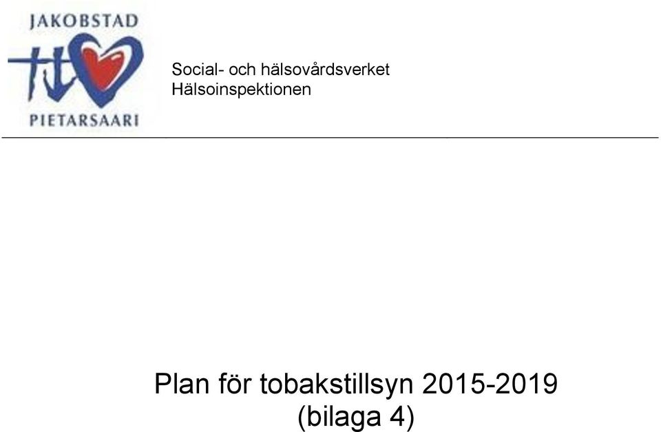 Hälsoinspektionen Plan