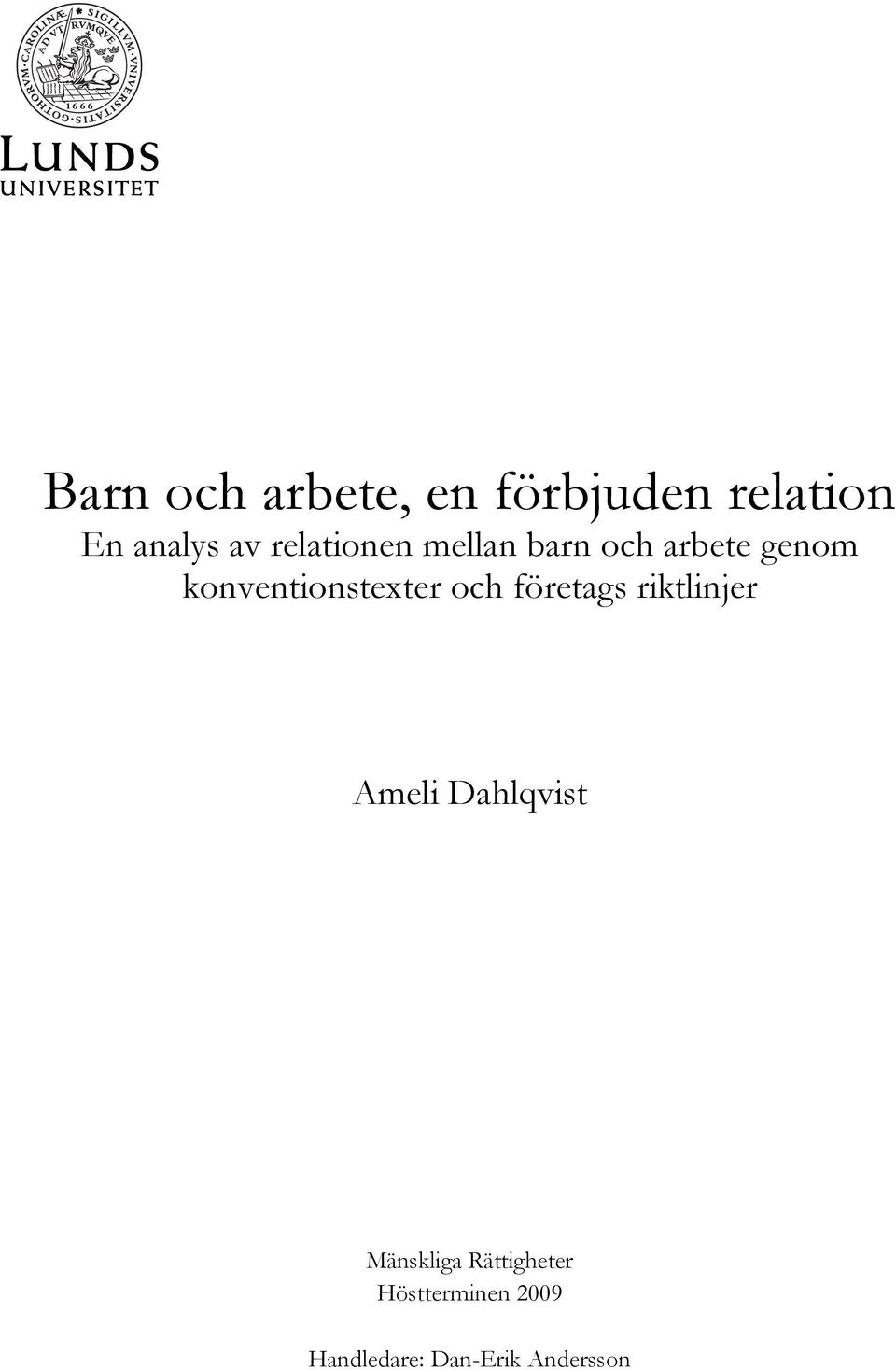 konventionstexter och företags riktlinjer Ameli