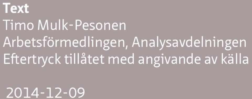 Analysavdelningen Eftertryck