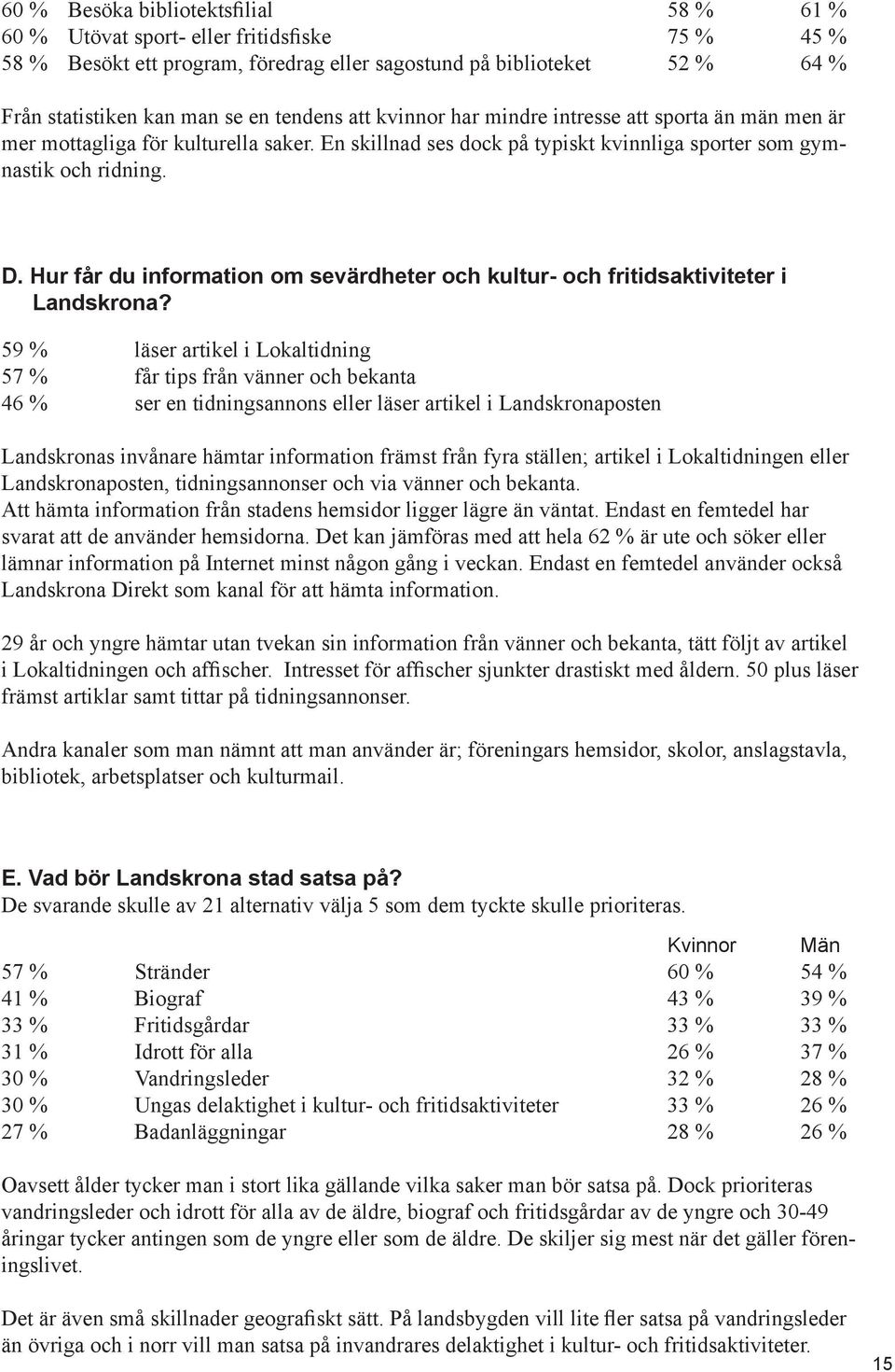 Hur får du information om sevärdheter och kultur- och fritidsaktiviteter i Landskrona?