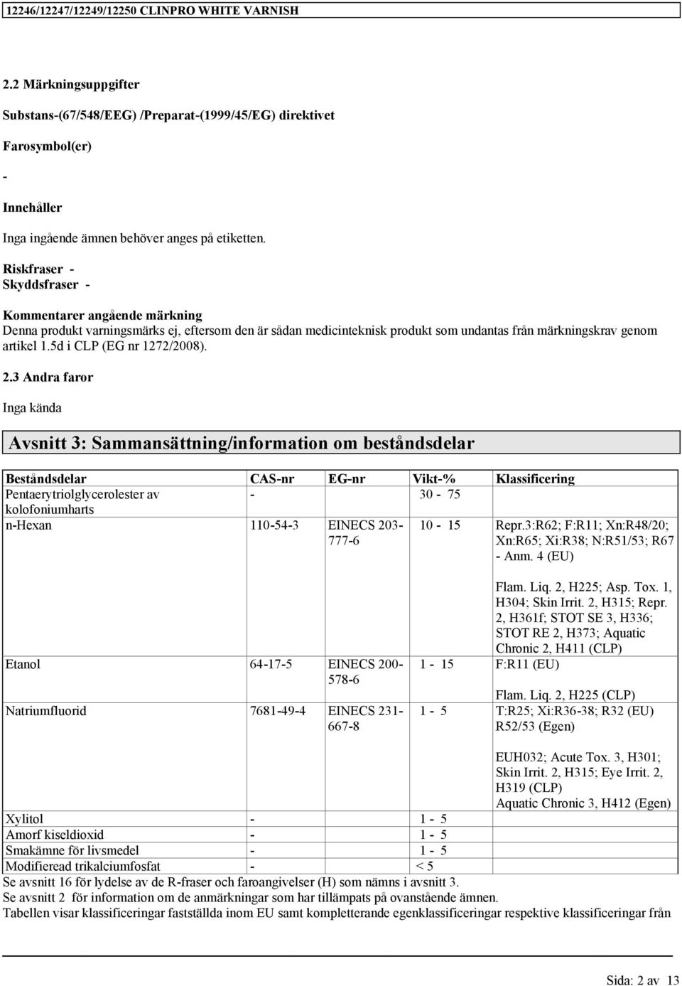5d i CLP (EG nr 1272/2008). 2.