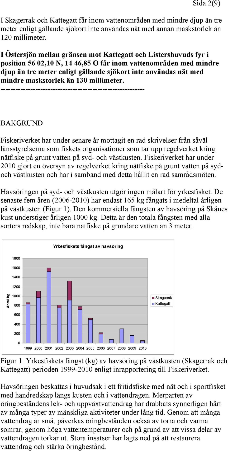 mindre maskstorlek än 130 millimeter.