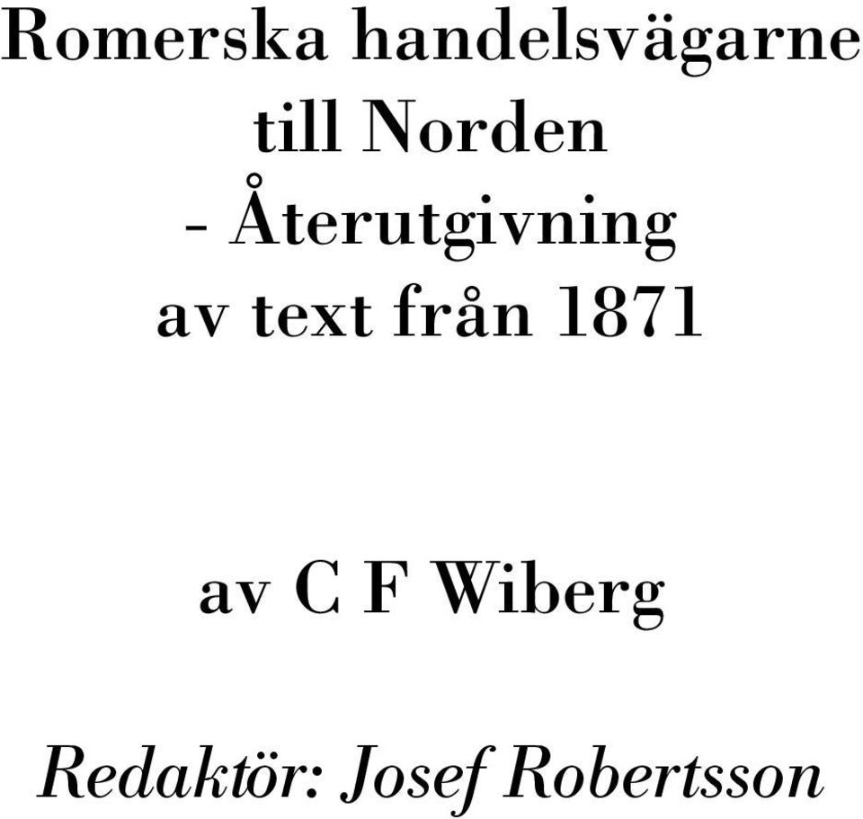 av text från 1871 av C F
