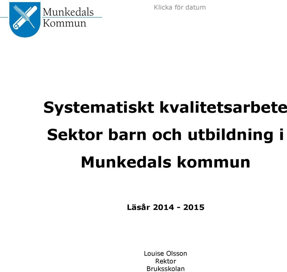 utbildning i Munkedals kommun