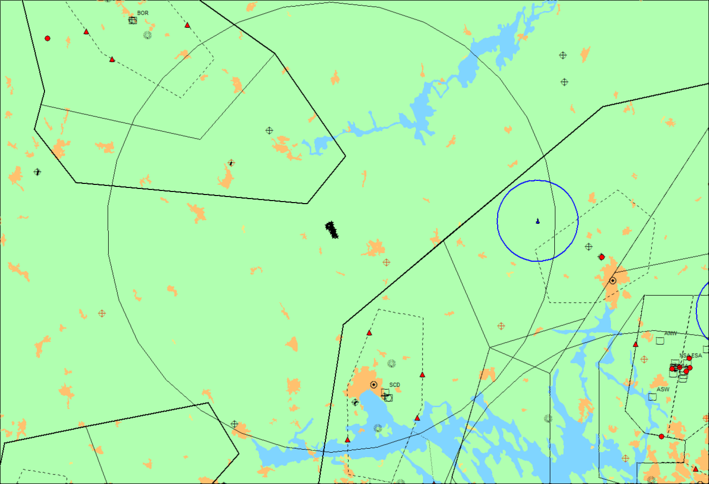 Sida 4 (7) Sammanställning av analys, del 2 - Berörd flygplats är sakägare LUFTRUM Så här läser du denna del av analysen: Analysen svarar på frågan om verket/masten/byggnadsverket (hädanefter benämnt