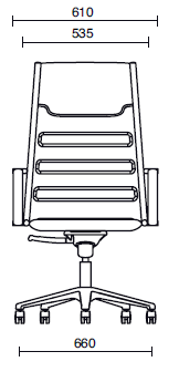 CLASSIC & CLASSIC+ EXECUTIVE CLASSIC Karmstol med hög rygg och ergonomiskt formad sits/rygg Gungmekanism, låsbar i upprätt läge, justerbart gungmotstånd Höjdjustering 41-55 cm (gaspelare) Fotkryss i