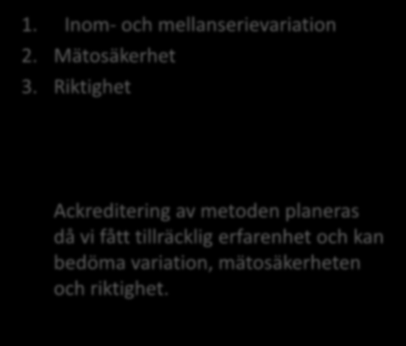 Utförande Resultat Andel negativa blodgivare för båda analyserna var 59/60 = 98% (specificitet 98%). En cut-off på 20 RU/mL motsvarade 98:e percentilen för BP180 och 99:e percentilen för BP 230.