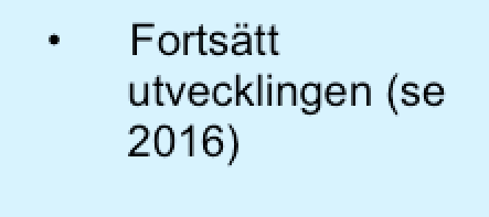 Alternativa träningsformer 11 röster Viktigt att skapa sammanhållning 3 röster Gemensam uppvärmning