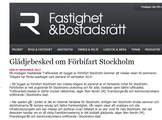 Arbetsplanen äntligen fastställd 6 november2013 Positivt besked Många medier uppmärksammade