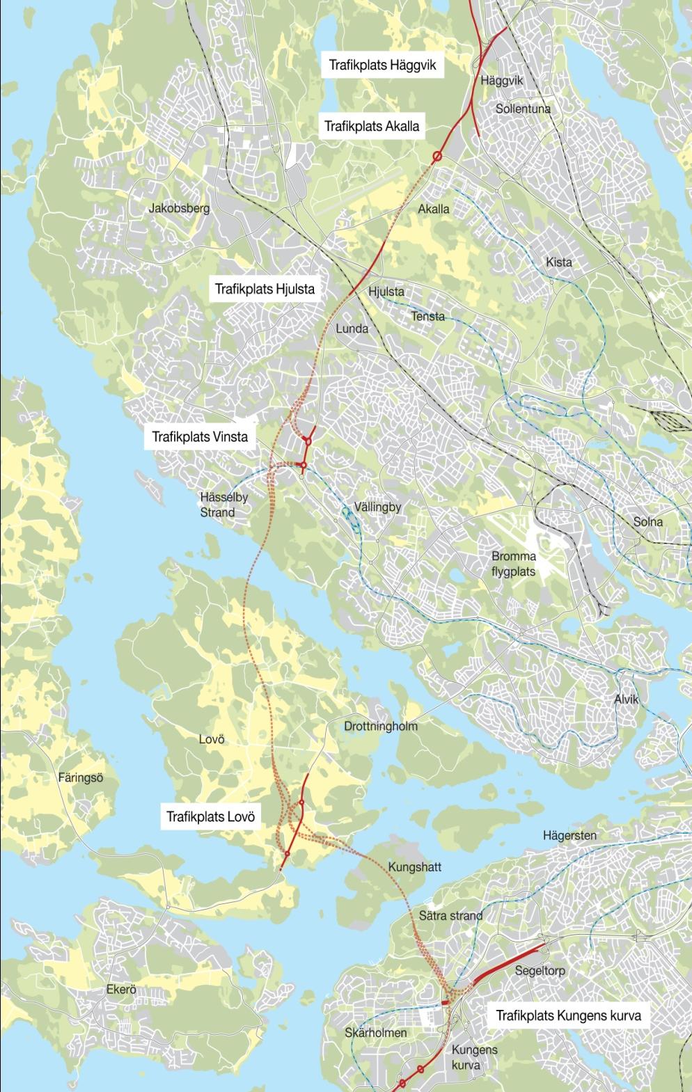 Attraktiv kollektivtrafik Trafikverket samarbetar med SL kring kollektivtrafiken: Nya snabba bussförbindelser över