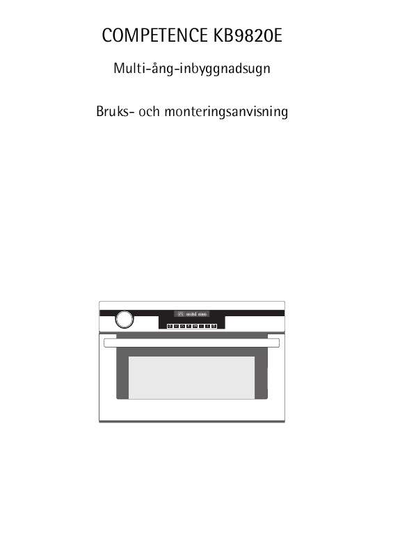 Du hittar svar på alla dina frågor i instruktionsbok (information, specifikationer,