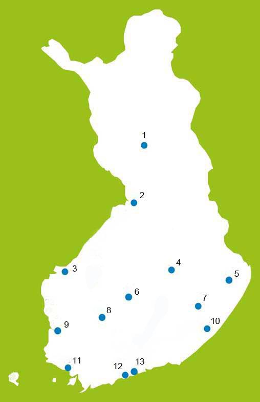 Verksamhetsställenas kontaktuppgifter och öppethållningstider samt telefonnummer till tidsbeställning