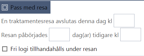 Rapportera arbetad tid 1. Ange start o sluttid. Du kan ange tid som passerar midnatt. 2. Ange vilka raster du haft under dagen. 3.