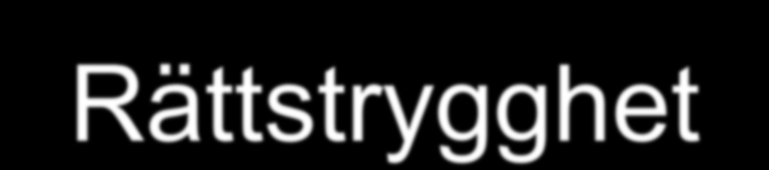 Rättssäkerhet