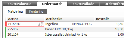 Det kan vara olika orsaker till att en faktura behöver hanteras. Det kan vara att leverantören fakturerar mer än vad som har leveranskvitterats.